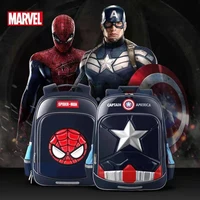 disney marvel school bags for boys primary student shoulder backpack captain america spider man grade 1 5 large capacity mochila