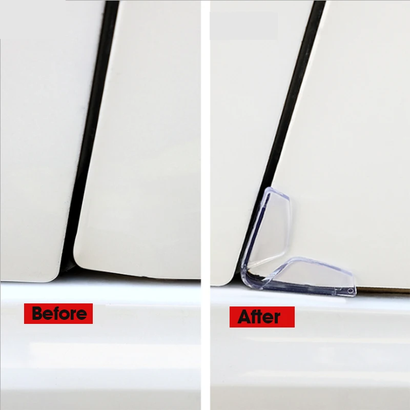 

Защитная кромка для автомобильной двери, наклейки для защиты бампера от столкновений, защита от царапин, аксессуары, 4 шт.