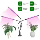Фитолампа светодиодсветодиодный полного спектра для выращивания растений, 4 головки, USB