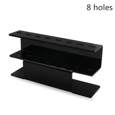 Black-8 holes Профессиональный акриловый Пинцет для наращивания ресниц, держатель для хранения 8 шт./6 шт., пинцет, подставка, инструменты для наращивания ресниц - Цвет: Black-8 holes