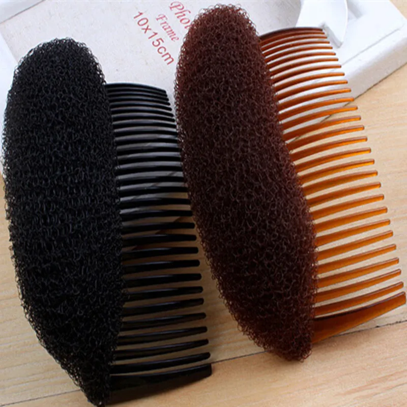 

1pcs Large Size Forehead Hair Volume Fluffy Sponge Clip Hair Comb Professional Women Makeup Comb Hair Styling Tool Hot Sale