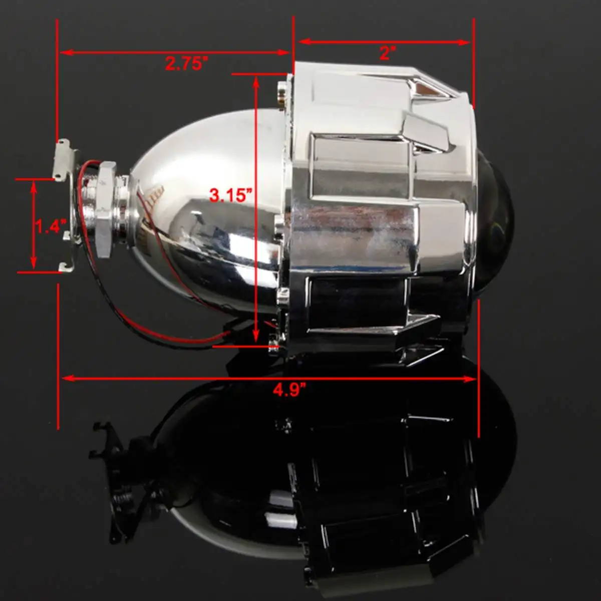 2 шт. 5 &quotLHD RHD Мини Би ксеноновых фар Высокопрочная конструкция проектора