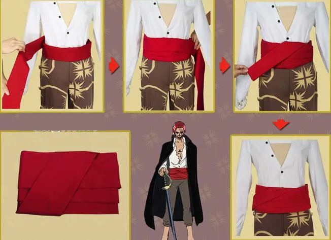 Японское аниме ONE PIECE мир четыре императора Shanks костюмы для косплея взрослые костюмы на Хэллоуин и Рождество