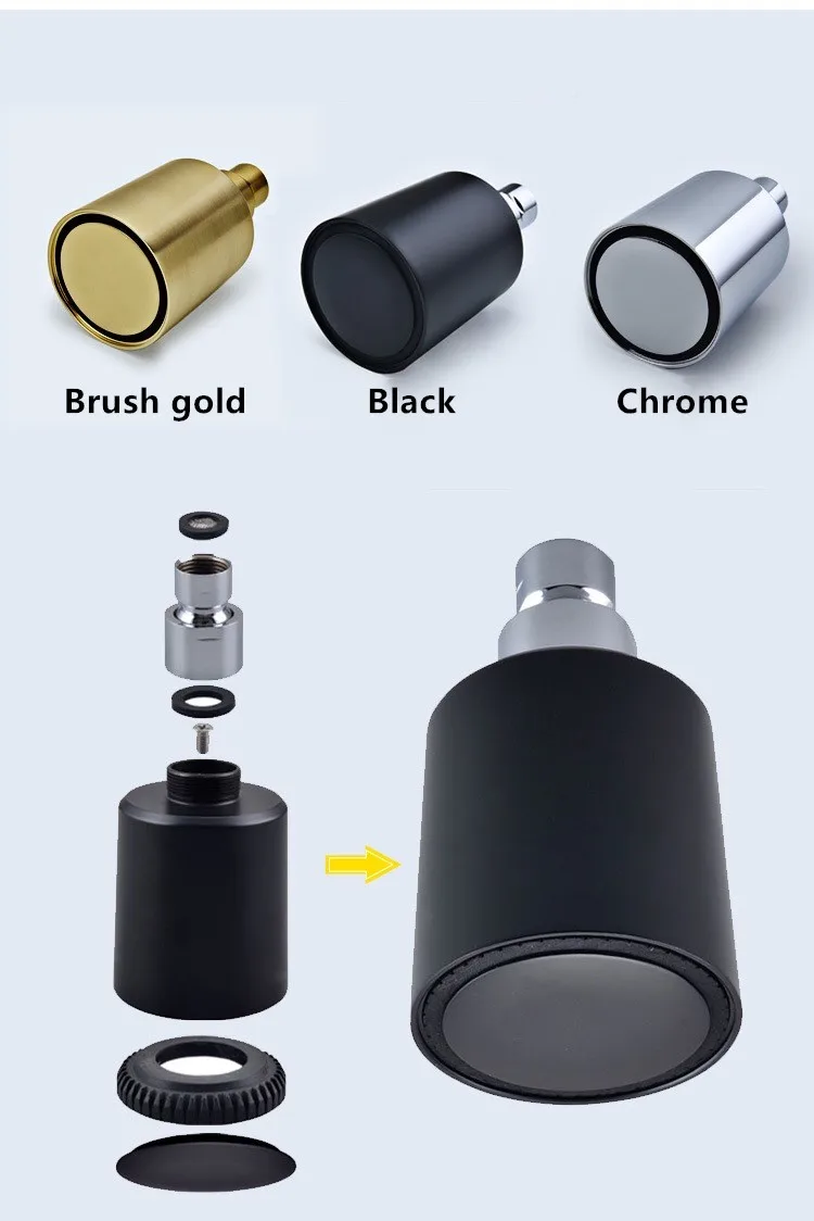 

Biggers sanitary brass material brush gold wall mounted bathroom shower set single handle cold hot water mixer tap for hotel