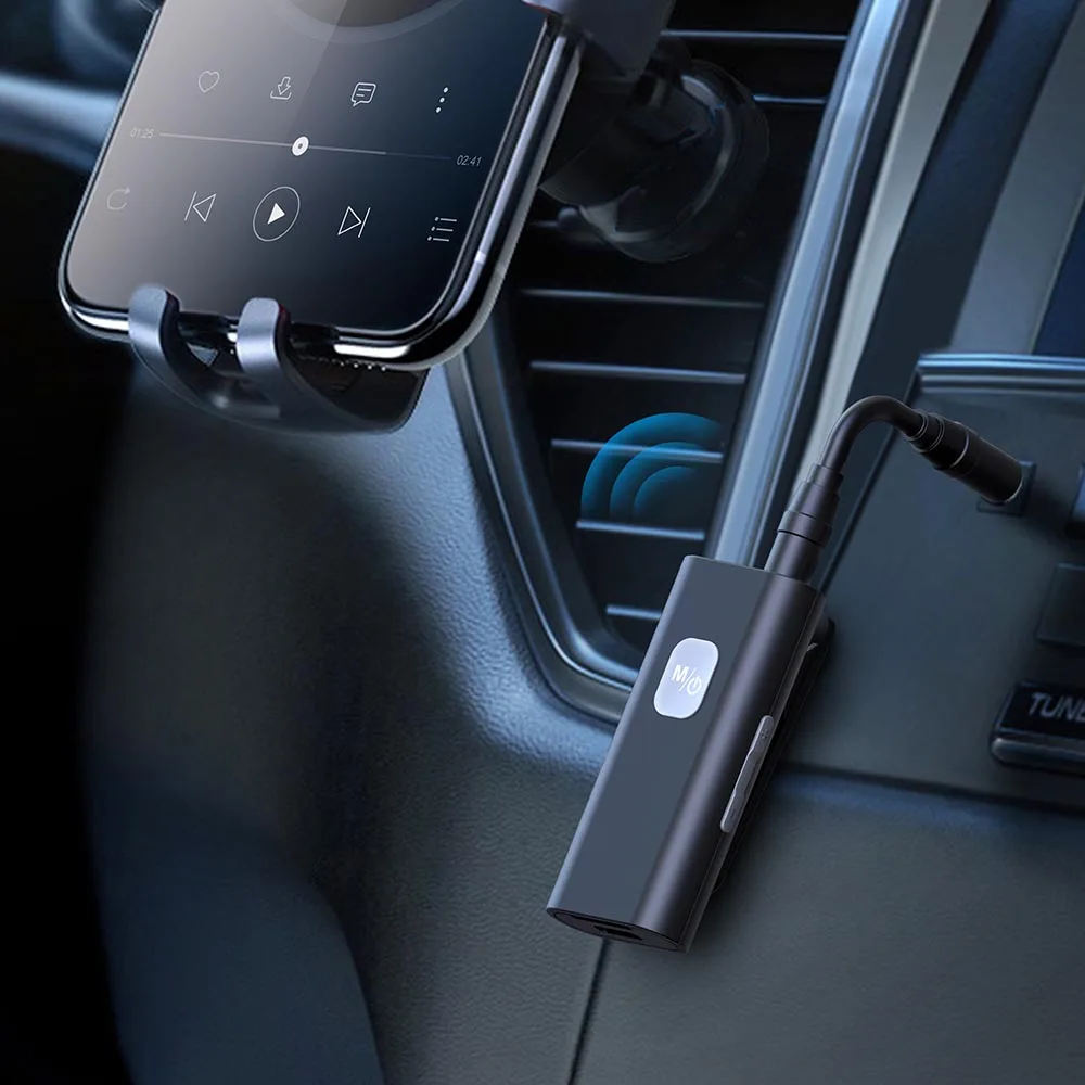 Автомобильный Bluetooth-совместимый ресивер 5.0 беспроводной аудиоприемник