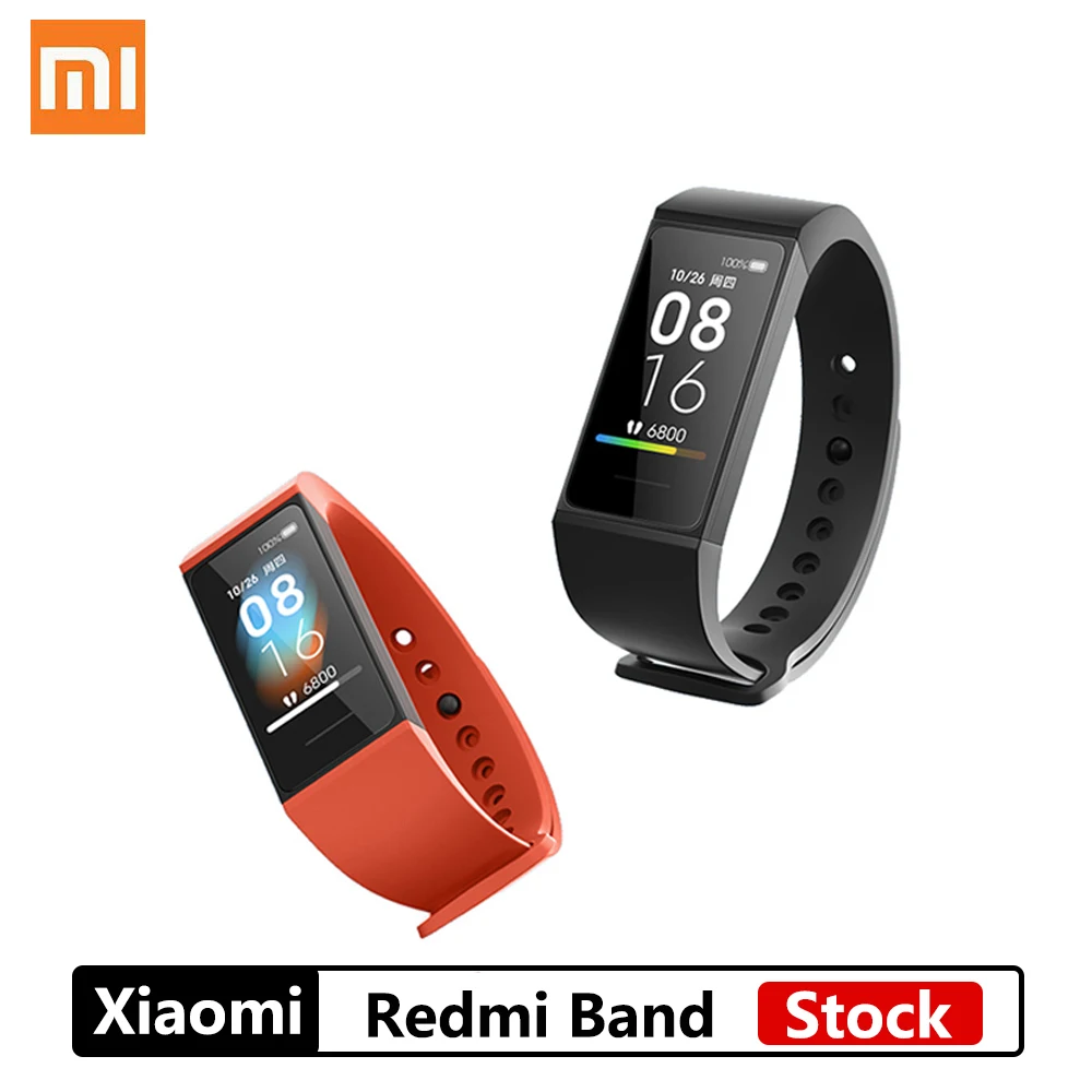

Оригинальный Смарт-браслет Xiaomi Redmi Band, фитнес-браслет с цветным сенсорным экраном 1,08 дюйма, мониторинг сна, пульсометр, смарт-браслет MiBand