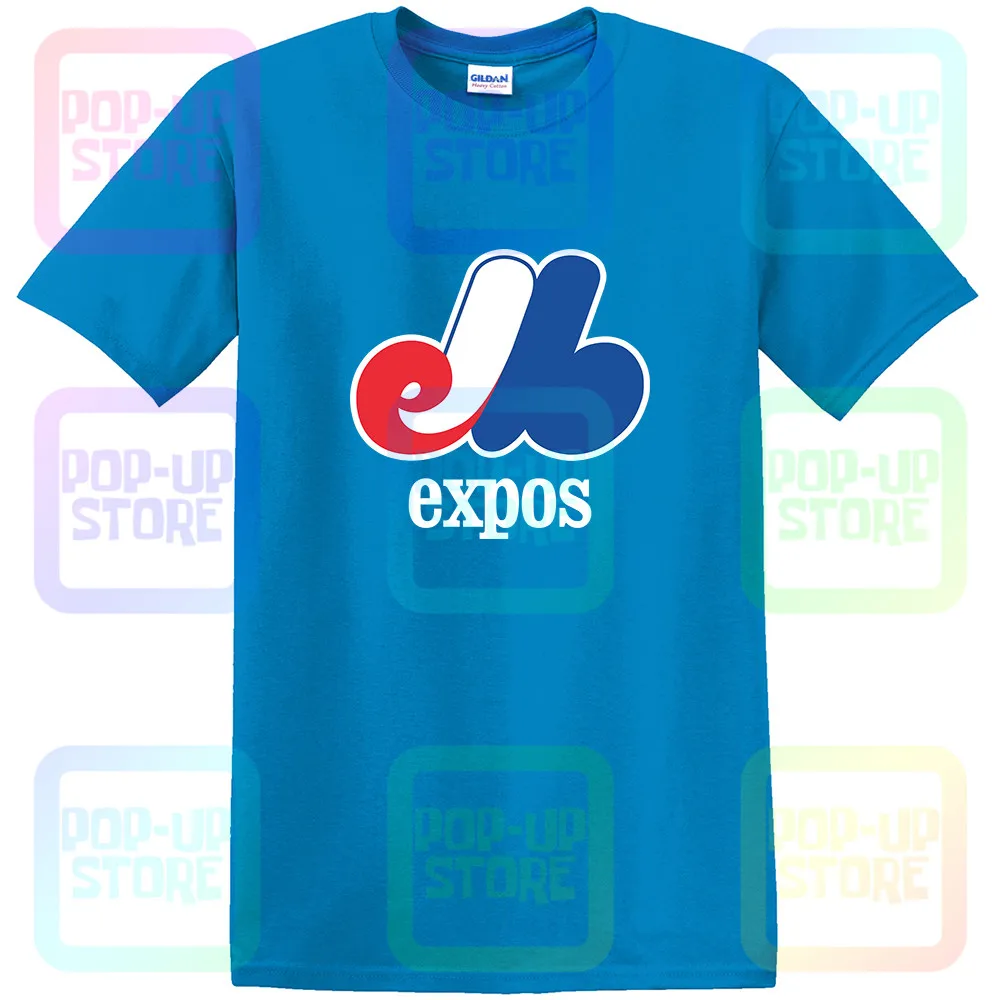 Монреаль Expos Бейсбол Квебек Канада Футболка Королевский синий | Мужская одежда