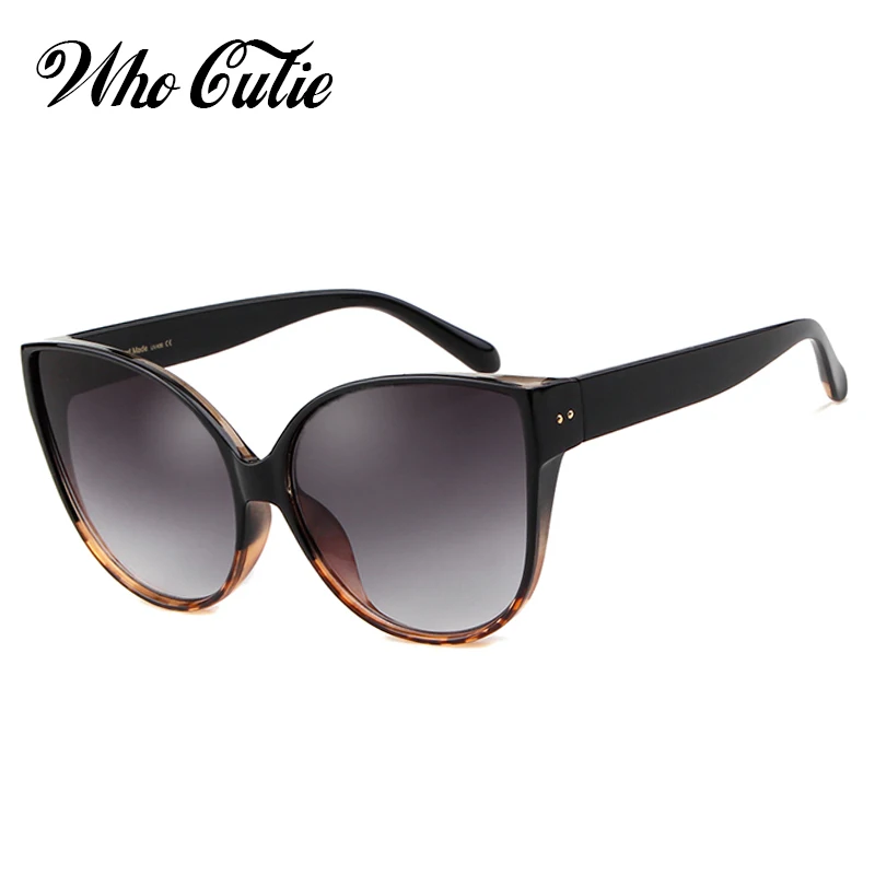 Женские солнцезащитные очки с кошачьим глазом WHO CUTIE брендовые дизайнерские в