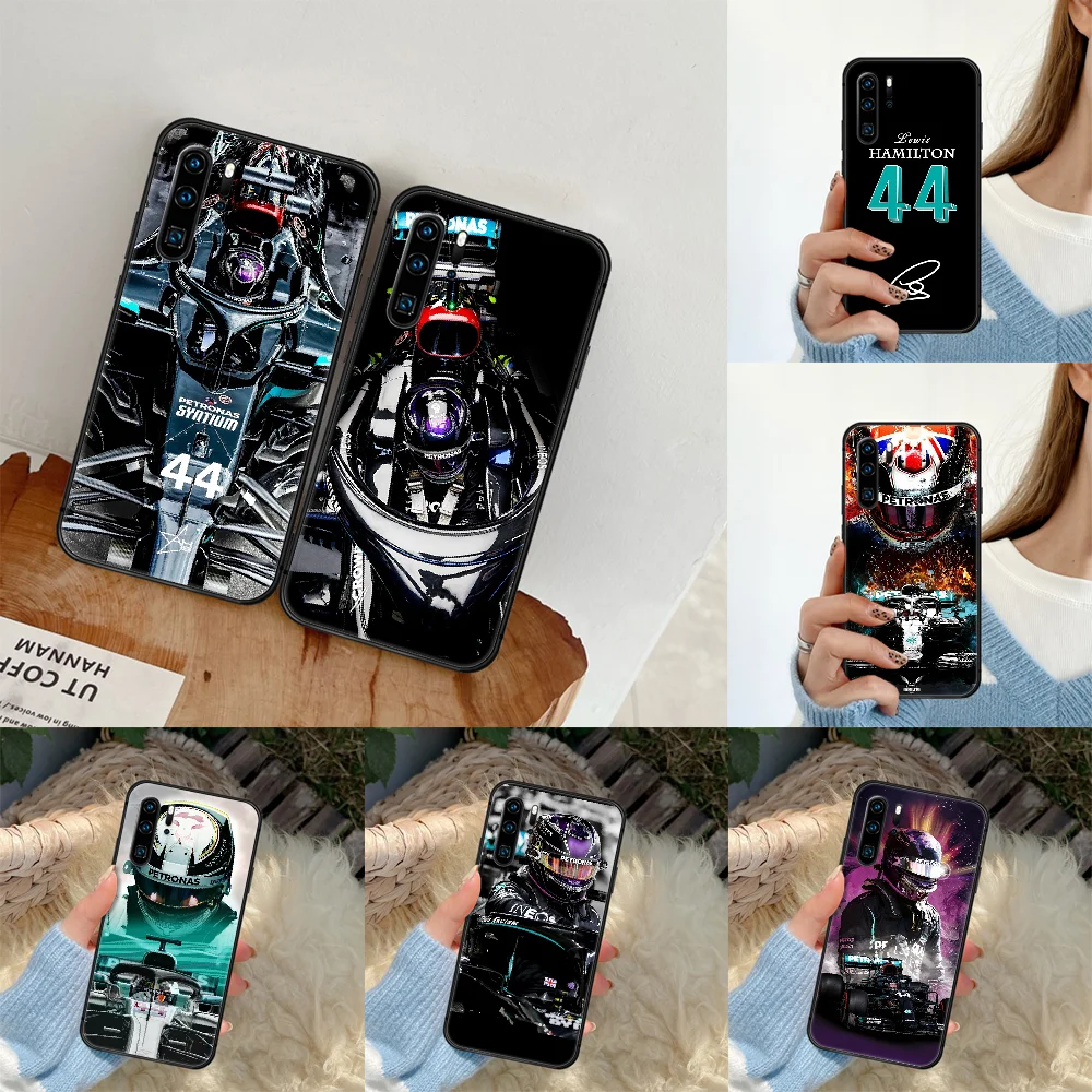 

Lewis Hamilton F1 Racing Phone Case For Huawei P Mate 10 20 30 40 Pro Lite Smart 2019 2021 black Hoesjes Tpu Etui Silicone Cell