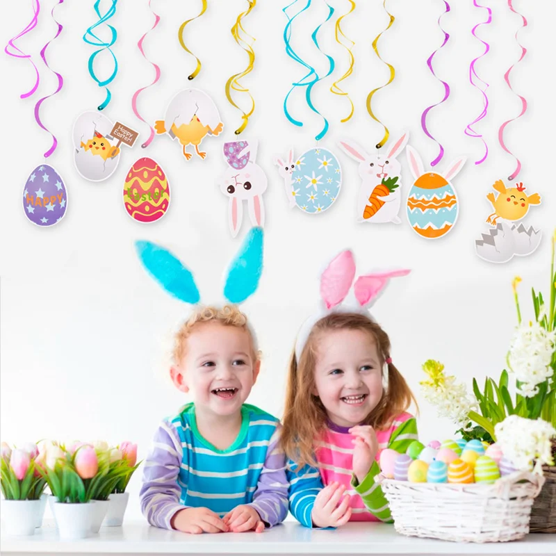 Пасхальный чехол для подушки 45x45 см счастливая фотография дома пасхальные яйца