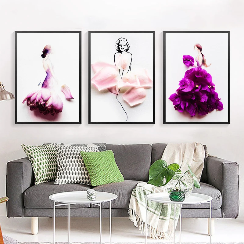 Современная минималистская атмосфера красивое искусство маленькая свежая