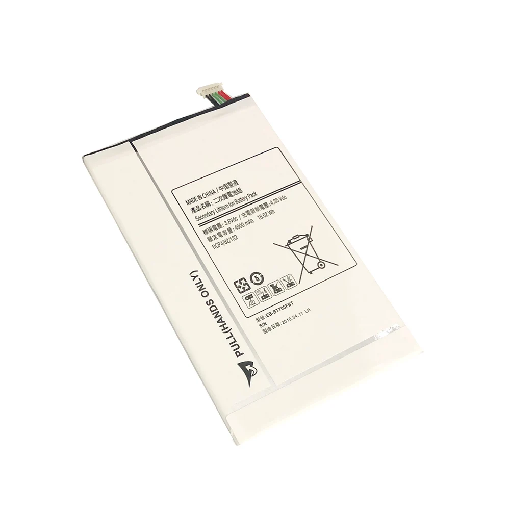 4900 мАч EB-BT705FBE/EB-BT705FBC сменная батарея для samsung Galaxy Tablet Tab S 8,4 SM-T700 T700 T705 батарея