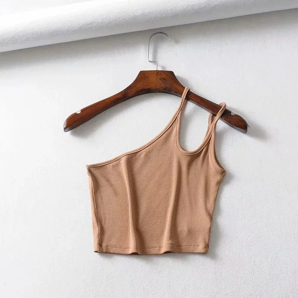 

Women's Tube Top Breathable Traf Crop Top Women Kpytomoa Tops Sexy Slim Fit Comfortable Female Y2k T-Shirt Women's Pink Clothing