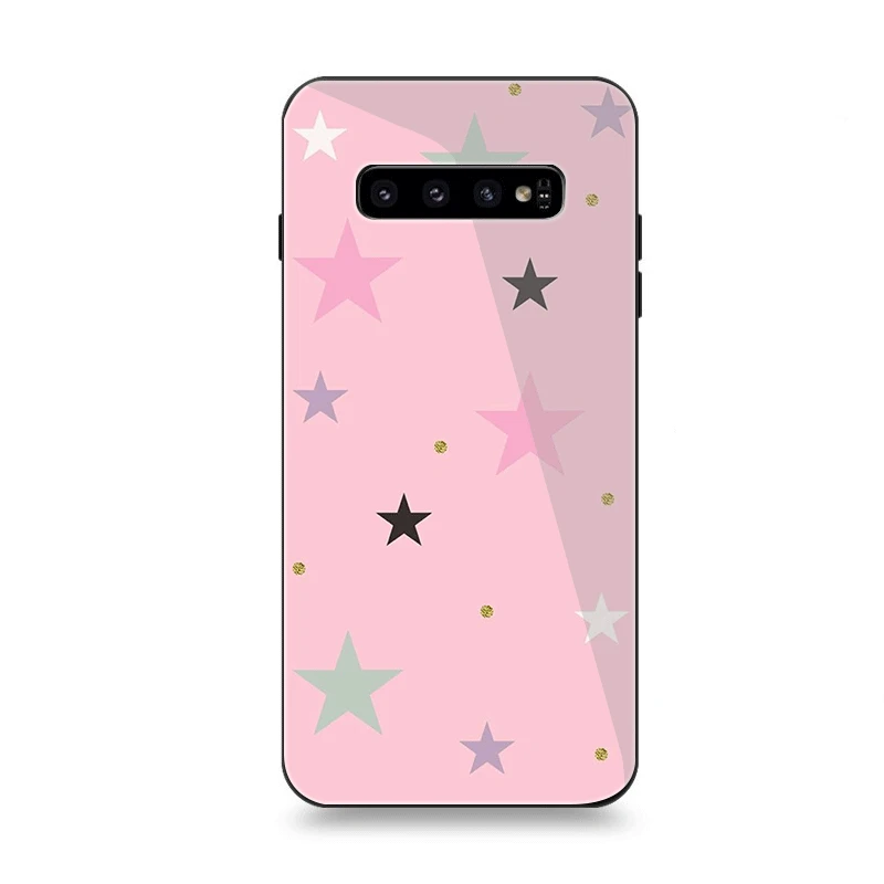 Чехол для телефона Стекло samsung A10 A20 A30 A40 A50 A60 A70 S7 край S8 S9 S10 Plus чехол с изображением