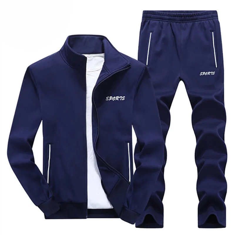 Мужские комплекты спортивной одежды для бега, куртка, тренировочные штаны для спортзала, фитнеса, бодибилдинга, два предмета, спортивные костюмы для бега, тренировочный костюм для мужчин, 5XL
