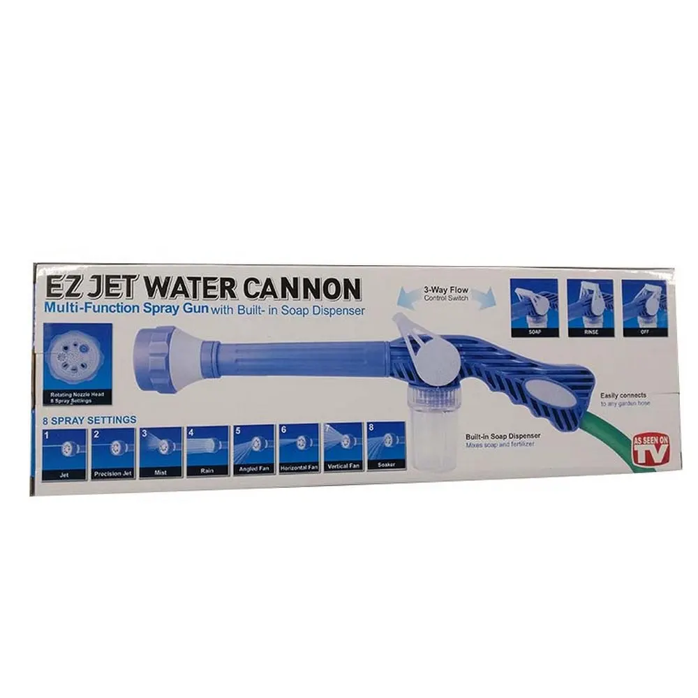 Pistola de agua para lavado de coches, herramienta de jard&iacute;n para ducha, riego, jardiner&iacute;a, 8 en 1-3