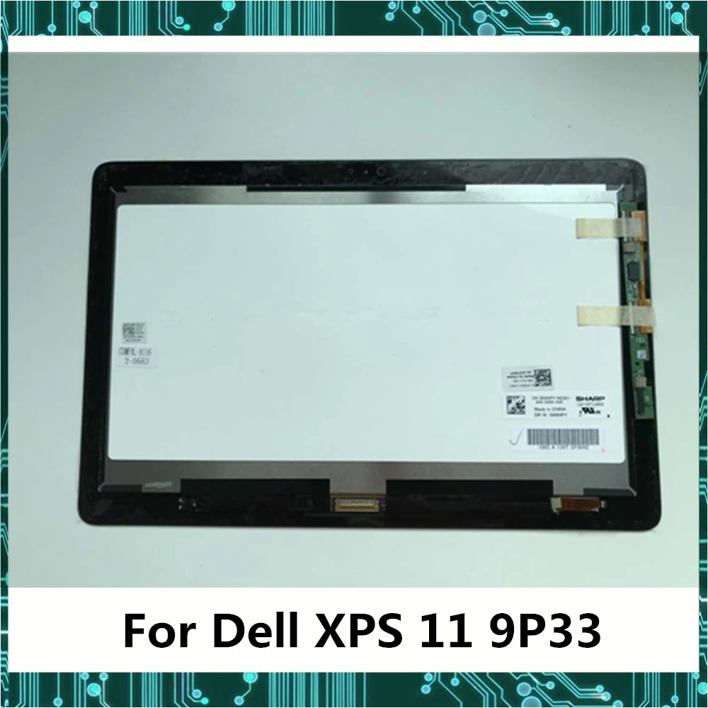 11 6 &quotсветодиодный ЖК дисплей с сенсорным экраном для Dell XPS 9P33 2560X1440 QHD полностью
