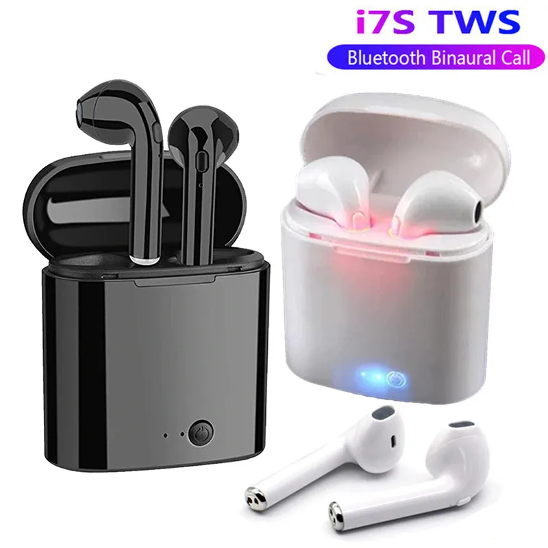 

Bluetooth Earphone i7s Tws Wireless Earphones Sports Fitness Headset with Charging Box Mic Handsfree Earbuds for All Smartphone