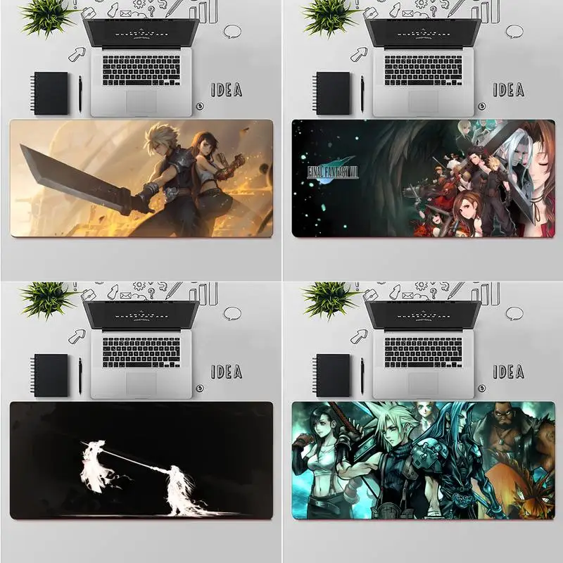 

ZOROXU Top Quality Final Fantasy 7 Large Mouse pad PC Computer mat table Rug PC Laptop Notebook Rubber Wholesale Mat