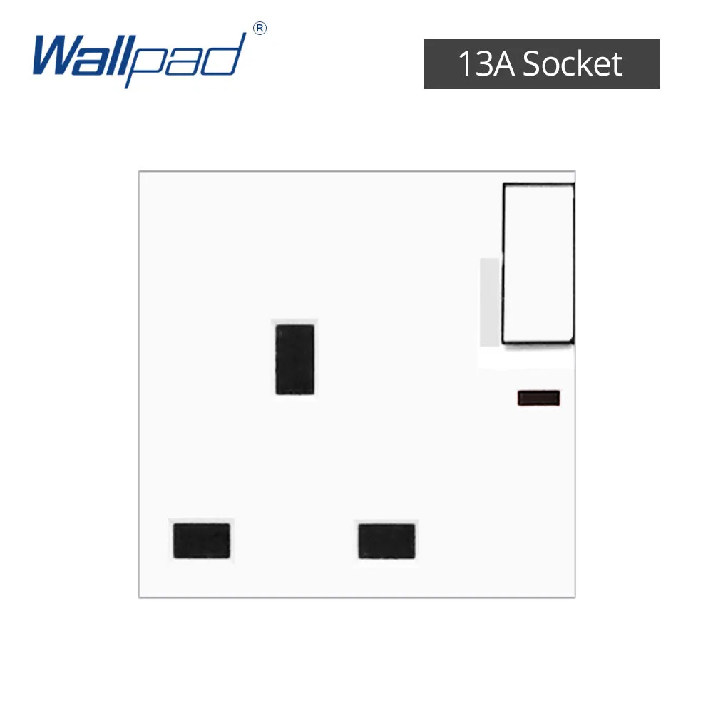 

Настенная розетка для кнопка выключателя света, белая пластиковая функциональная клавиша, 52*52 мм, S6 серия Wallpad