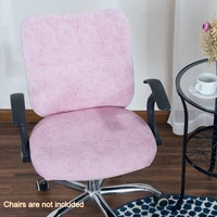 modern rotating lift polyester swivel chair cover stretchable removable separate elastic dustproof home armchair computer office