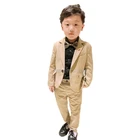 2 шт., блейзер и брюки для мальчиков, с цветочным принтом