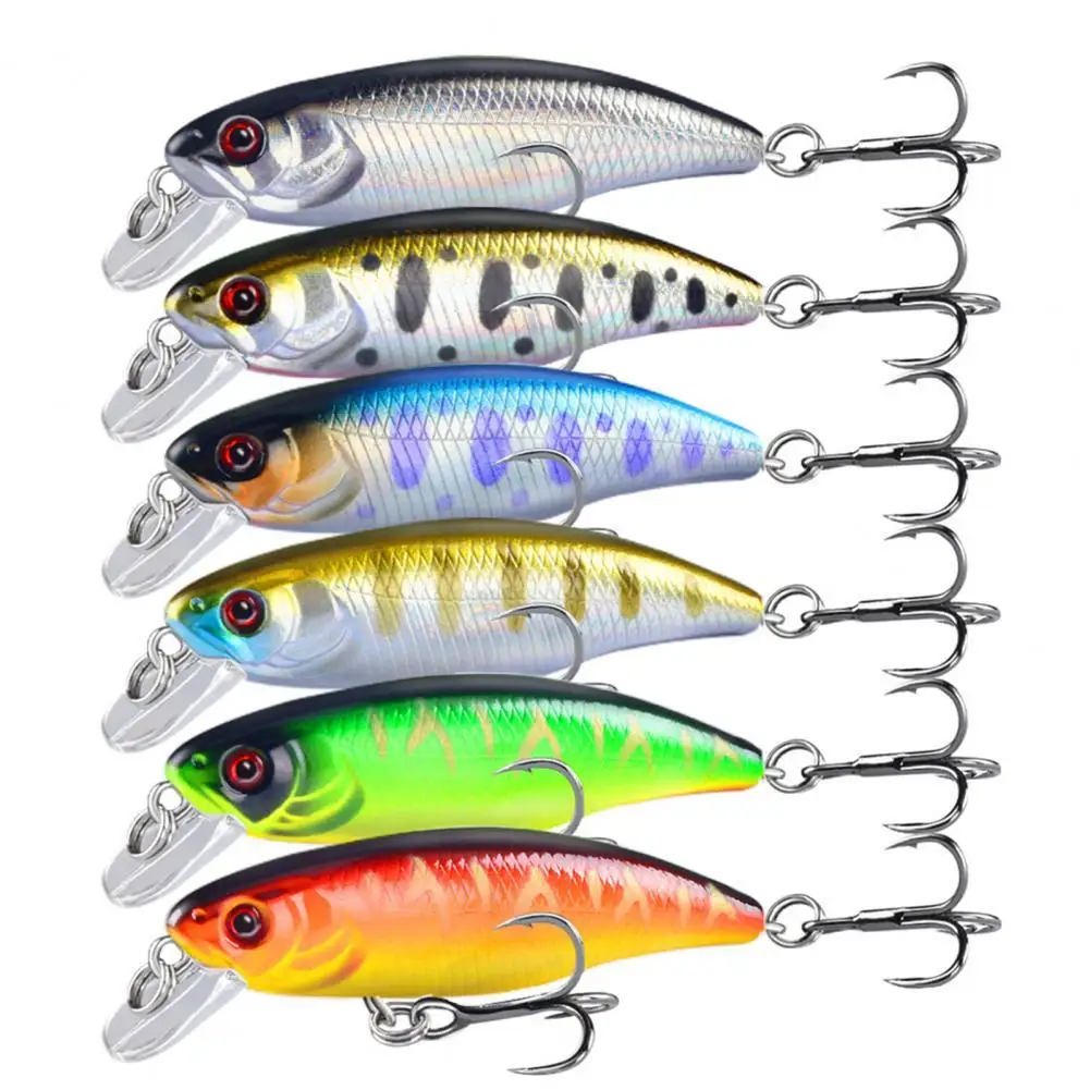 

53mm/4.5g Fake Bait Vivid Anti-oxidation Strong Hook Fish-shaped Fishing Artificial Bait for Marine Water Fake Bait Lure Hook