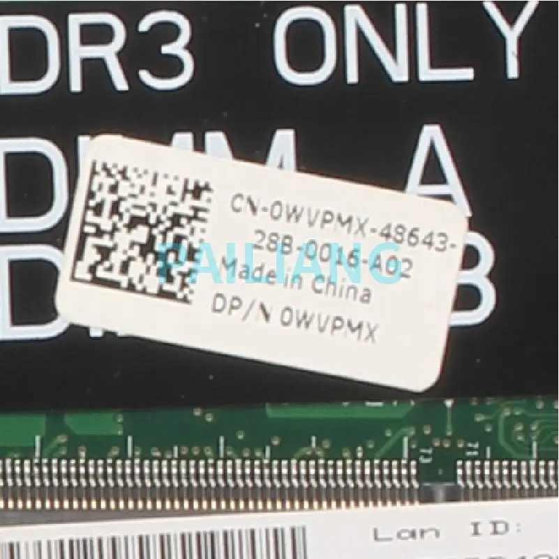 Материнская плата для ноутбука DELL Inspiron N4110 материнская CN-0WVPMX 0WVPMX DAV02AMB8F1 HM67 216-080900 1