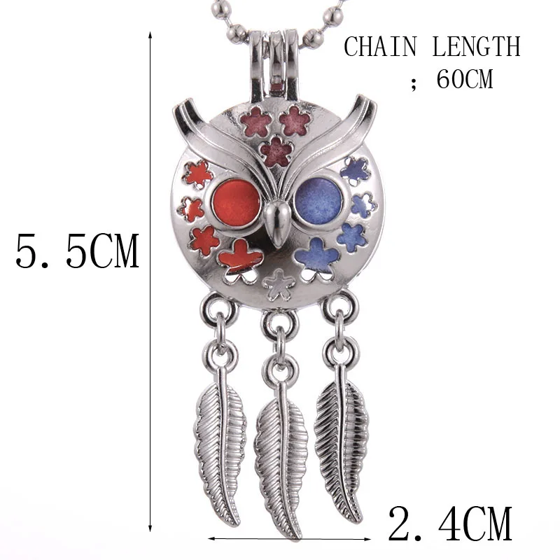 Ловец снов перо аромат открытый медальон кулон Духи Эфирное масло ароматерапия