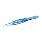 1 шт. 108 мм щипцы с закругленным хвостом Пинцет конъективы с 1 мм круглым отверстием инструменты для хирургии офтальмологические инструменты