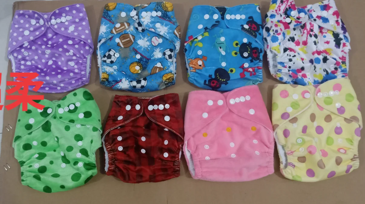 

Promote sales High Quality Cloth Diapers Print Nappies For Boy And Girls Waterproof Cloth diapers with inserts Free Shipping