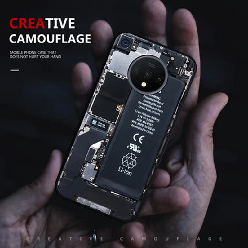 Для Oneplus 7 T pro Чехол 7tpro 1 + Мягкая силиконовая ТПУ задняя крышка Чехлы для телефона