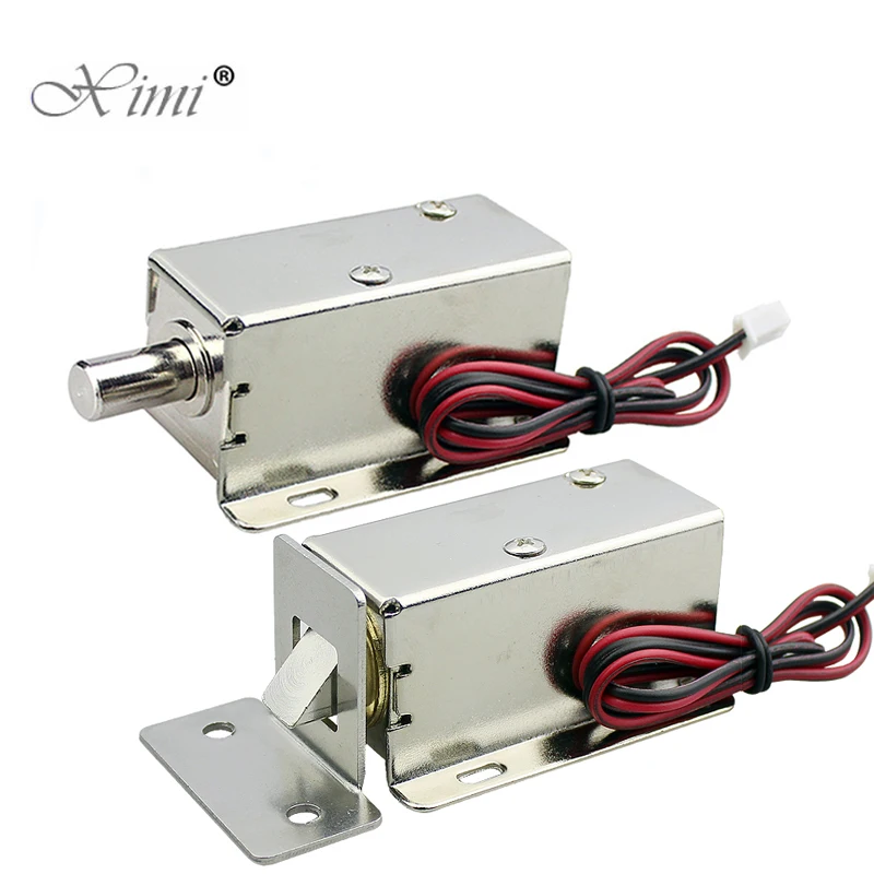Небольшой электромагнитный замок для шкафов хранения 12 В постоянного тока 0 8 А