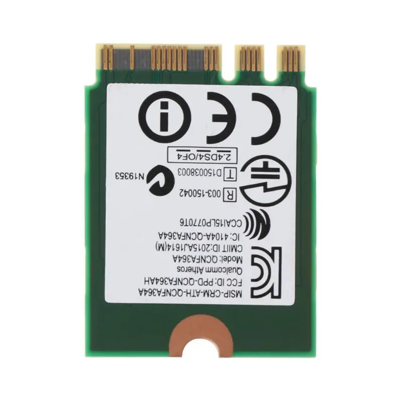 4 1 версия Bluetooth Killer 1535 1525 QCNFA364A AC M.2 Wi Fi адаптер для MSI GT72/GS60 Dell|Сетевые карты| |