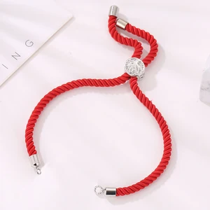 Комплектующие для браслетов, ювелирные изделия, новинка, слайдер жизни, плетеная нить из бусин, регулируемая цепочка для браслетов сделай сам, для макияжа