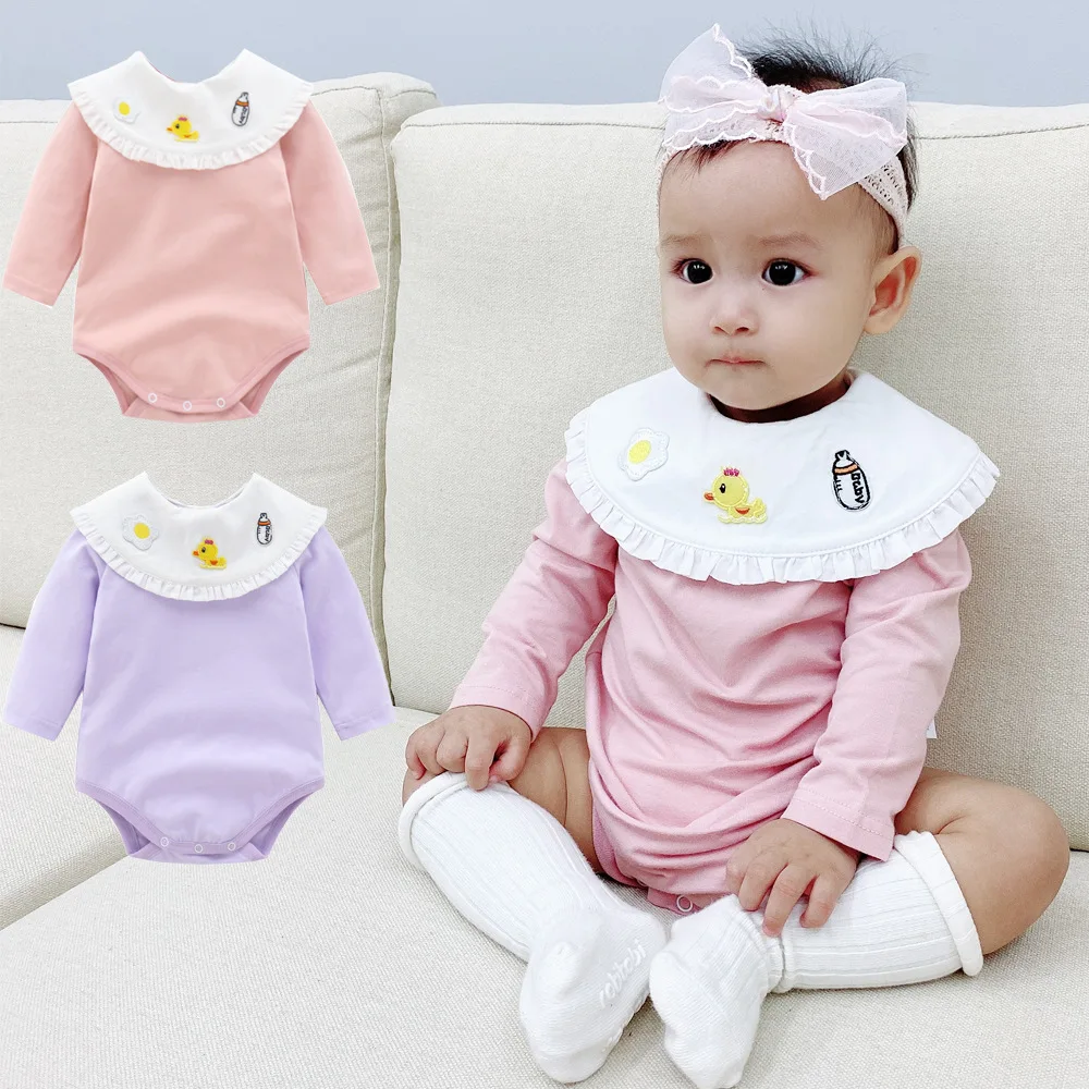 

Baby Girls Clothing Cute Cartoon T-shirt Rompers Infant Bodysuit Outfits Baby Girl Outfits NewBorn Girls Spring Summer Rompers
