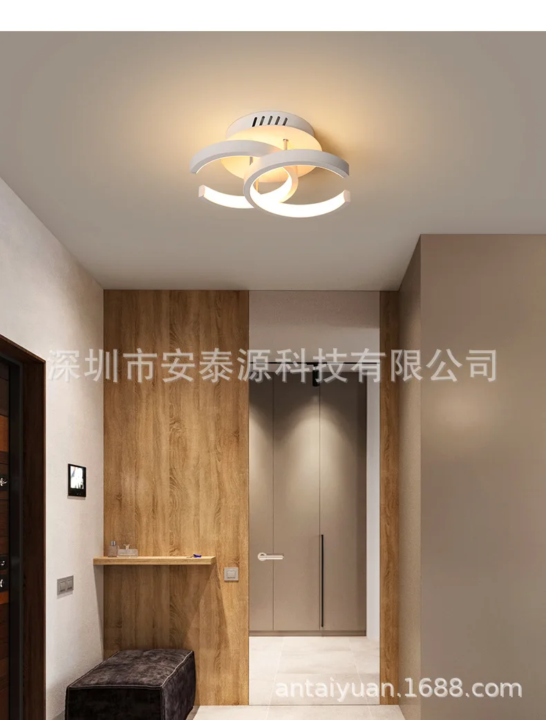 

nordic ventilador de techo rustic flush mount ceiling lights led panel lights AC85-265V E27 led ceiling lamps ceiling lights