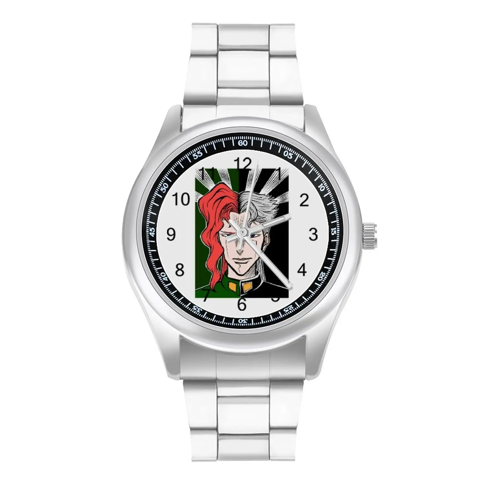 

Jojo странные приключения кварцевые часы дизайн симпатичные наручные часы Сталь купить спортивные женские наручные часы