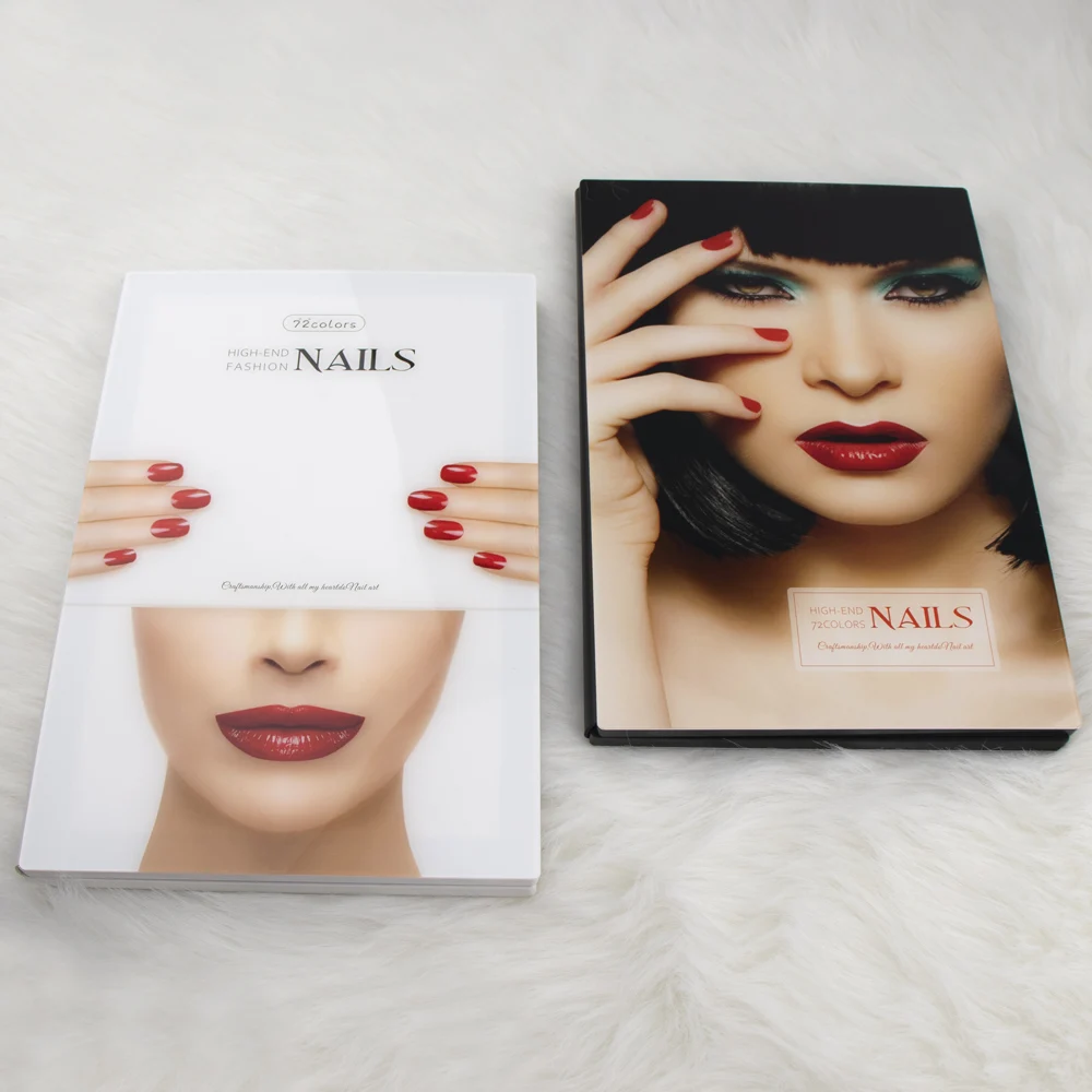 72 цвета акриловый цветной лак для ногтей демонстрационная доска гель книга