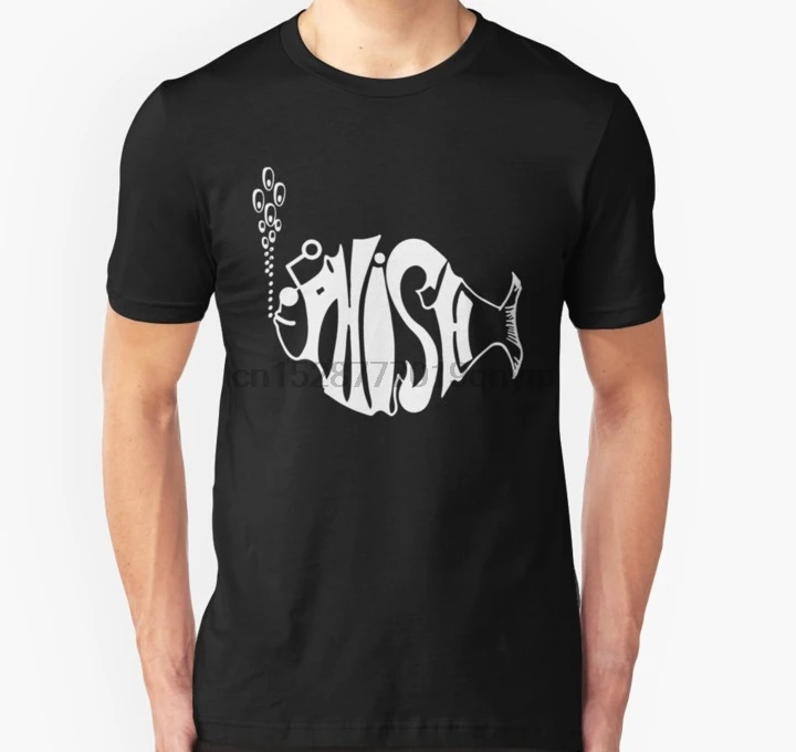 Мужская футболка с логотипом Фиш белая унисекс принтом Футболки |