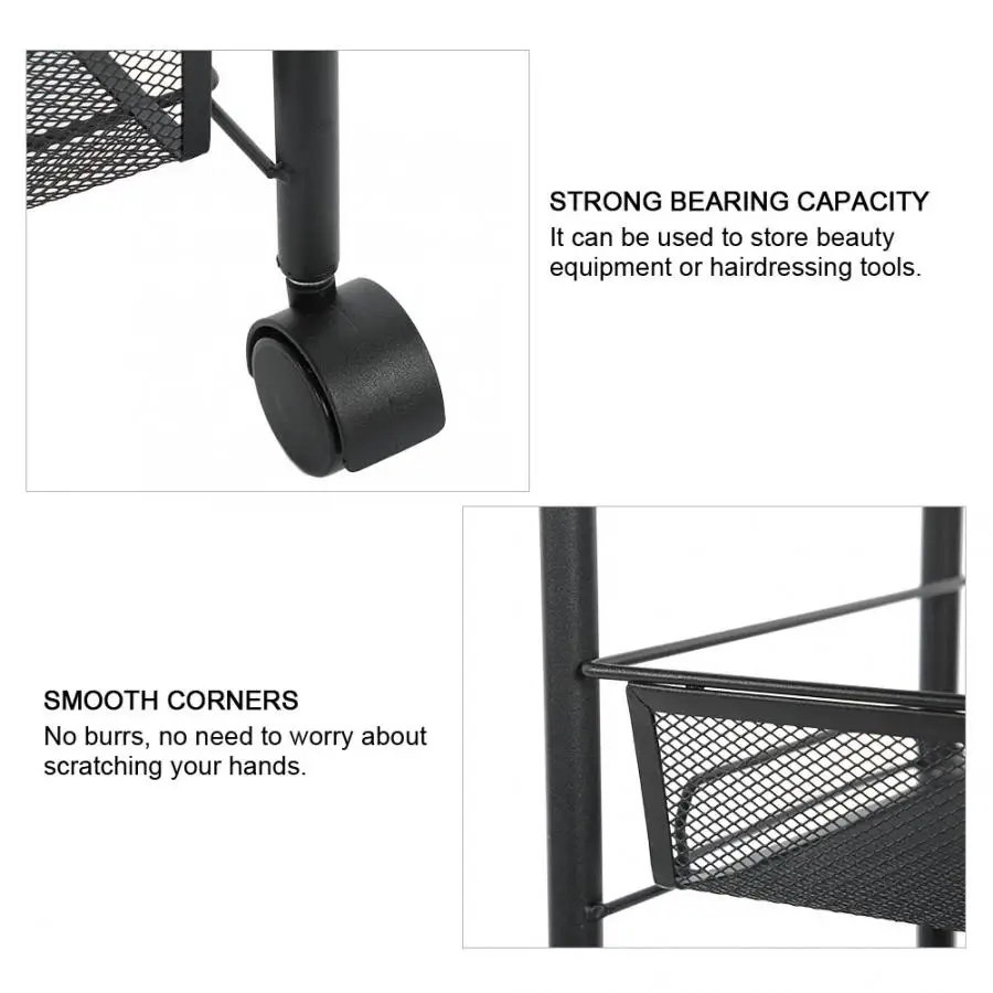 Съемное 5 ярусов металлическое Крепление на коляску тележка для парикмахерских