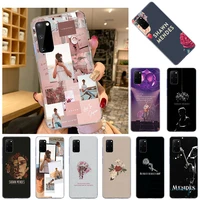 shawn mendes pink rose soft case for samsung galaxy s21 ultra s20 fe 5g s10 lite s8 s9 note 20 10 plus 9 8 silicone phone cover