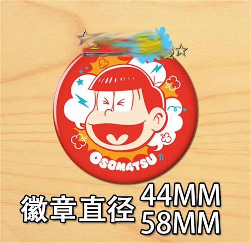 Osomatsu-san 6 шт. мультяшная Женская Брошь значок булавка для рюкзака сумки