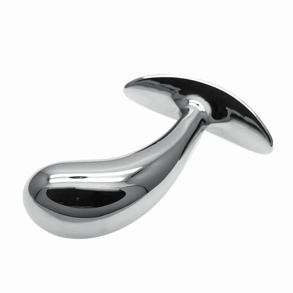 Анальная пробка S/M/L фаллоимитатор из нержавеющей стали металлическая массажер