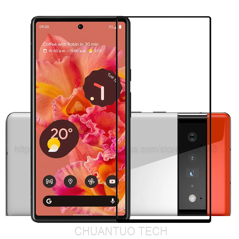 

25 шт./лот полное покрытие Защита экрана для Google Pixel 6 устойчивая к царапинам Защитная пленка Закаленное стекло для Google Pixel 6 Pro
