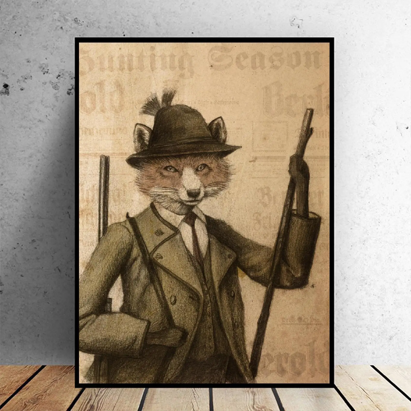Охотничий Сезон Холст Живопись стены Искусство печать домашний декор Фотография