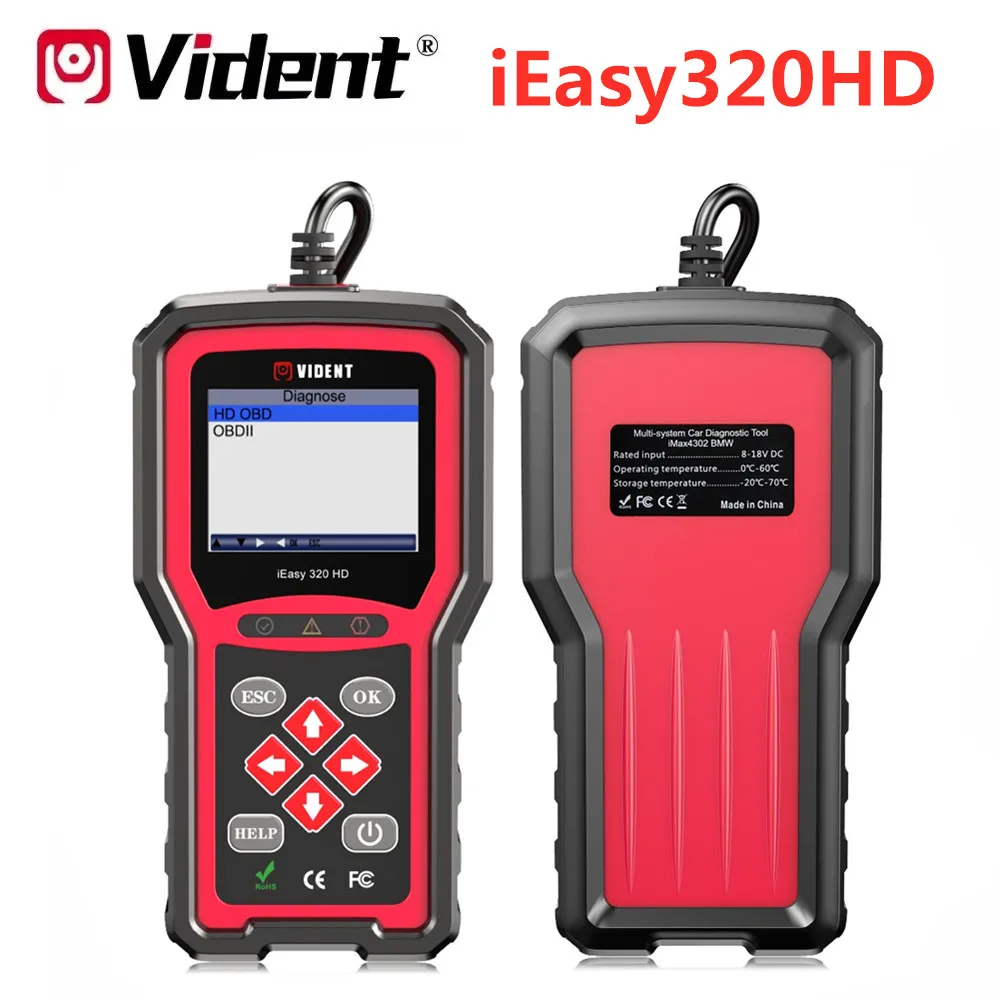 Диагностический инструмент Vident iEasy320HD для дизельных грузовиков сканер OBD2