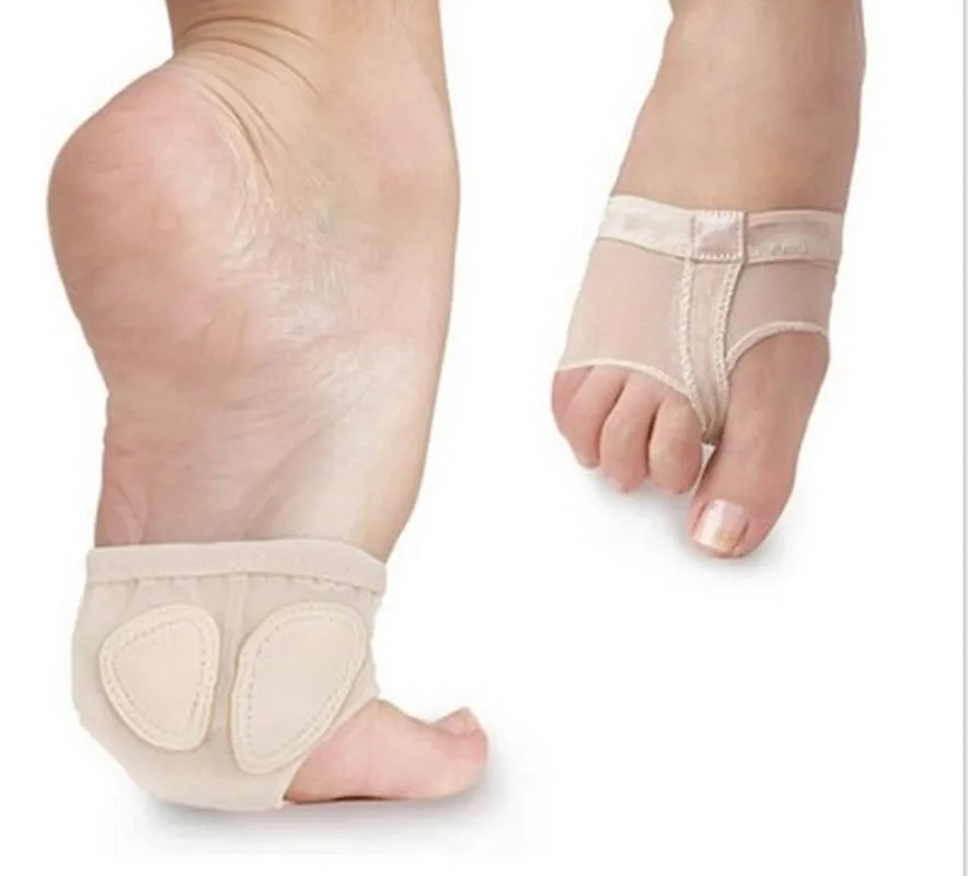 

1 Pair Girls Women Belly Ballet Half Shoes Split Soft Sole Paw Dance Feet Protection Toe Pad Well
