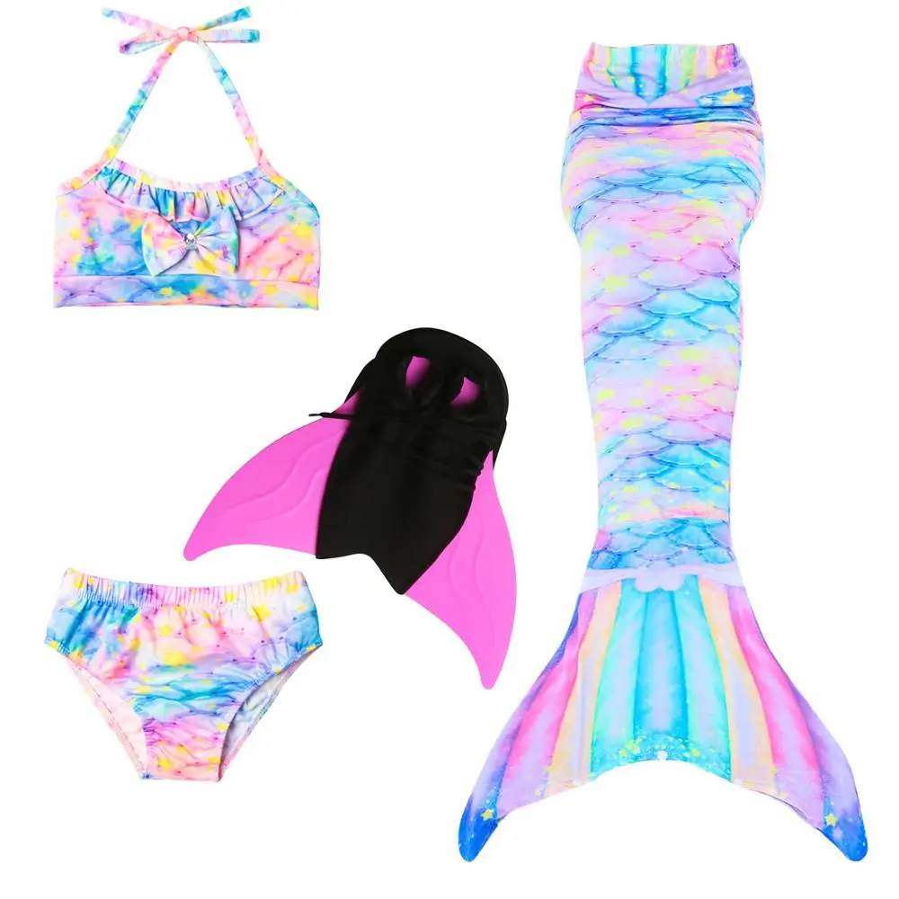 2021 летнее платье для девочек &quotРусалка&quot с хвостом детский бассейн вечерние