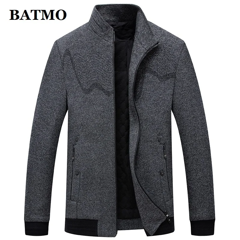 BATMO 2019 Новое поступление осень и зима повседневные толстые куртки для мужчин